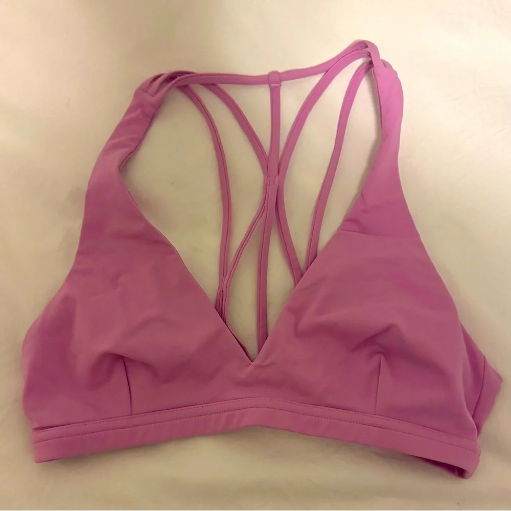 lululemon athletica Pink Strappy Sports Bra